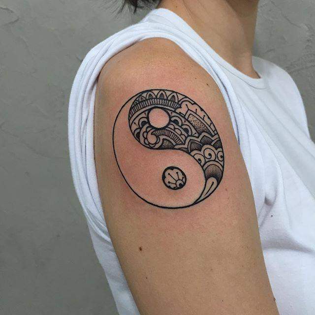 tatuaggio yin yang 25