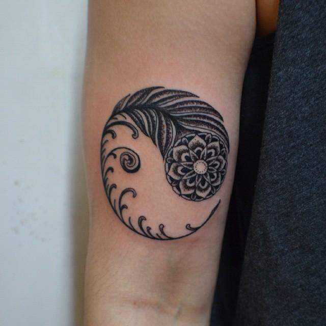 tatuaggio yin yang 49