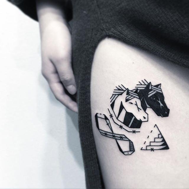 tatuaggio cavallo 43