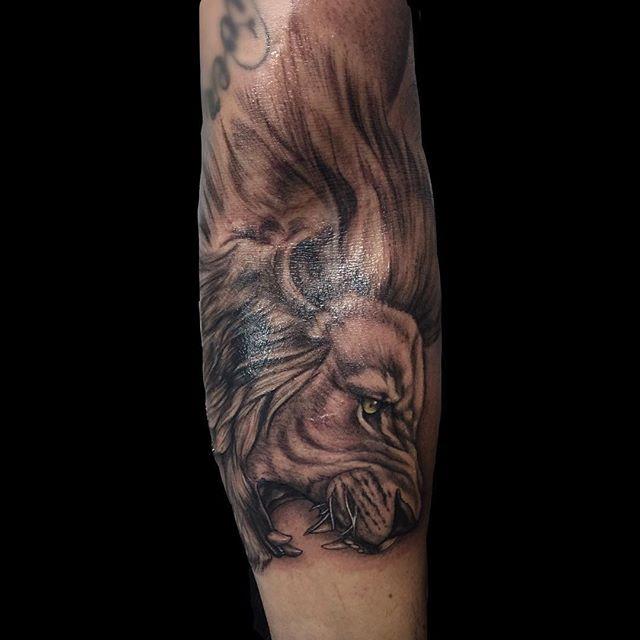 tatuaggio leone 115