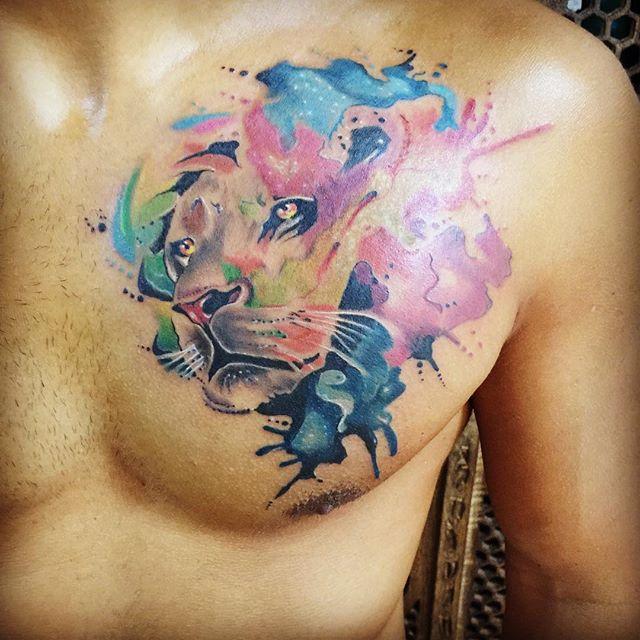 tatuaggio leone 51