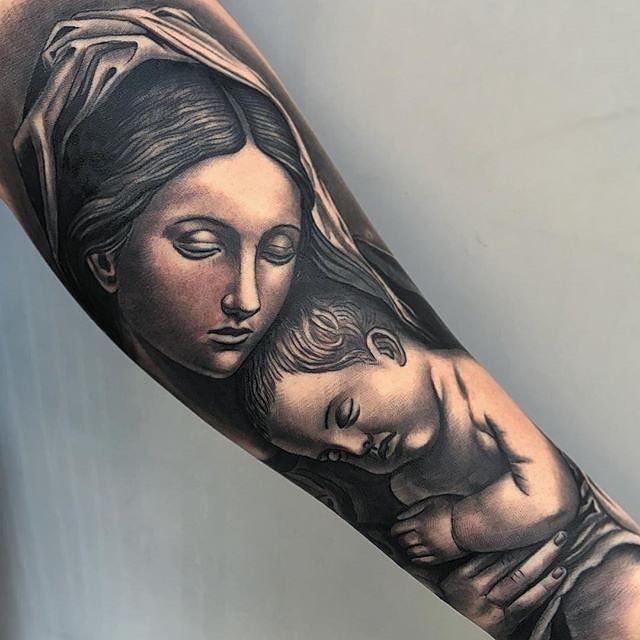 tatuaggio motivo religioso 147