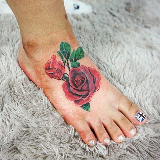 tatuaggio rosa 117
