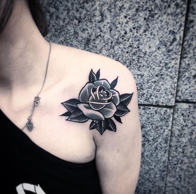 tatuaggio rosa 29