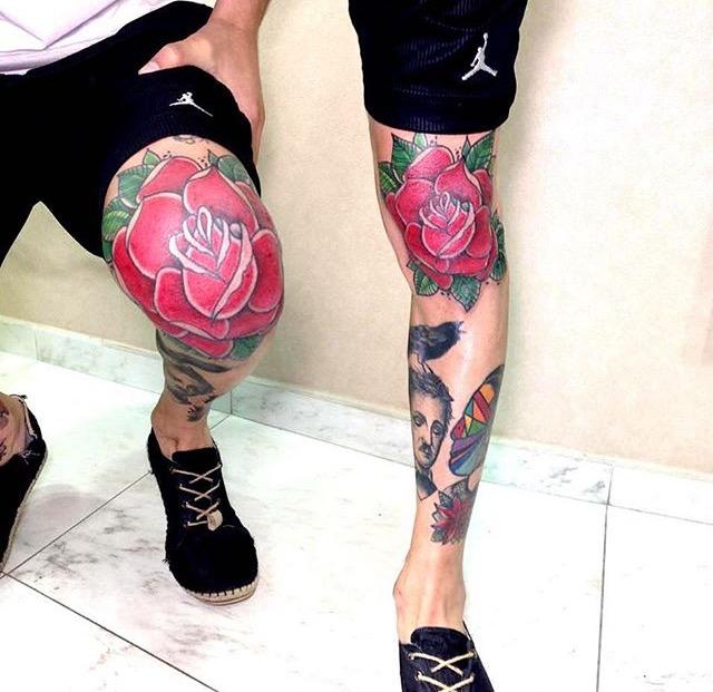 tatuaggio rosa 33