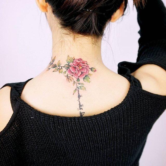 tatuaggio rosa 71