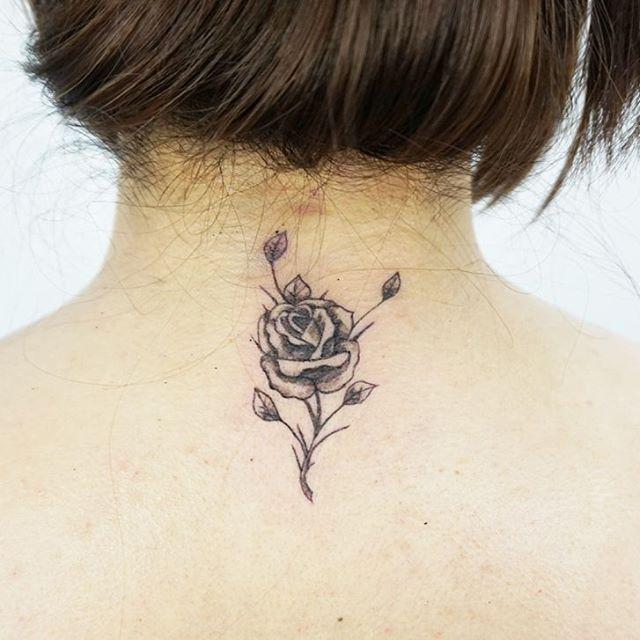 tatuaggio rosa 75