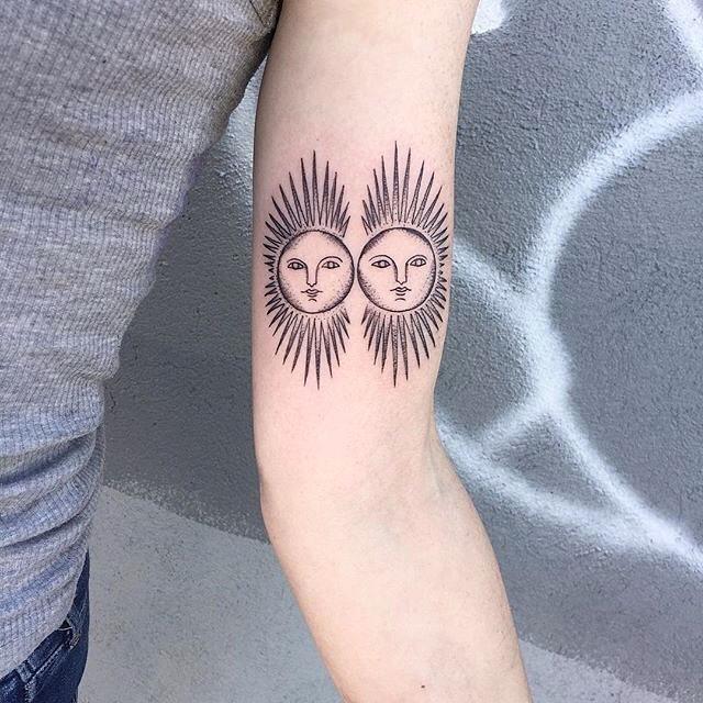 tatuaggio sole 71