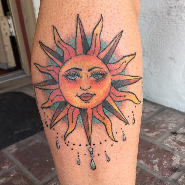 tatuaggio sole 81