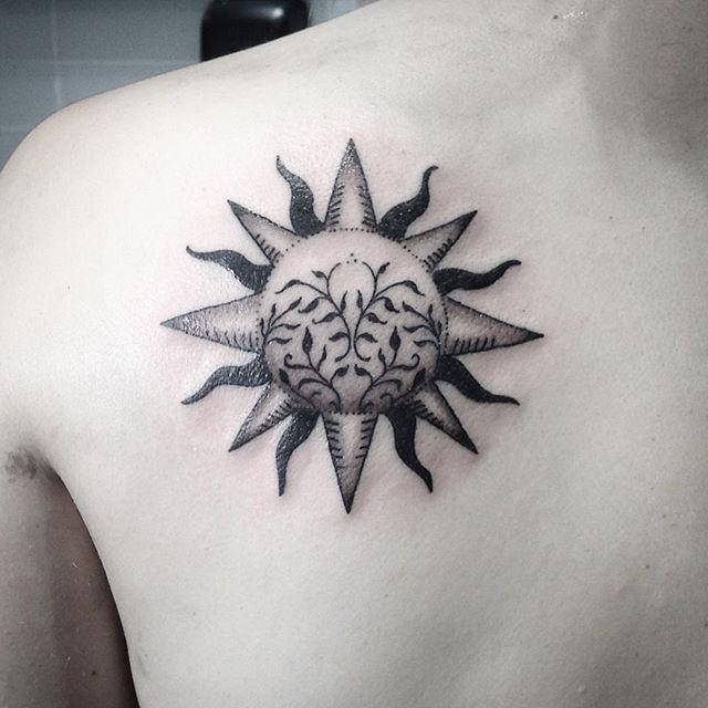 tatuaggio sole 87