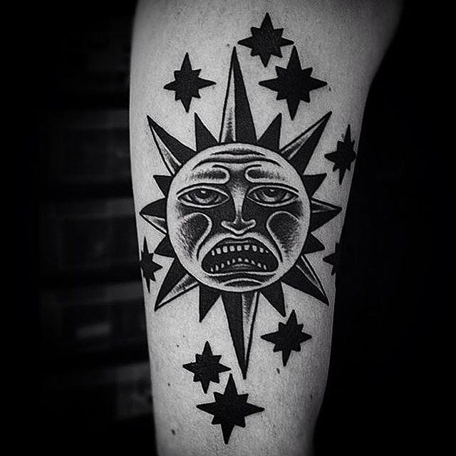 tatuaggio sole 99
