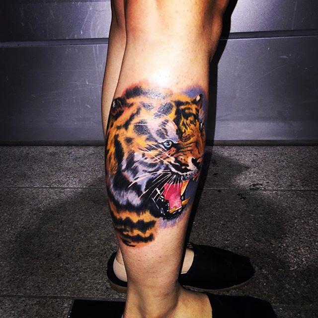 tatuaggio tigre 55