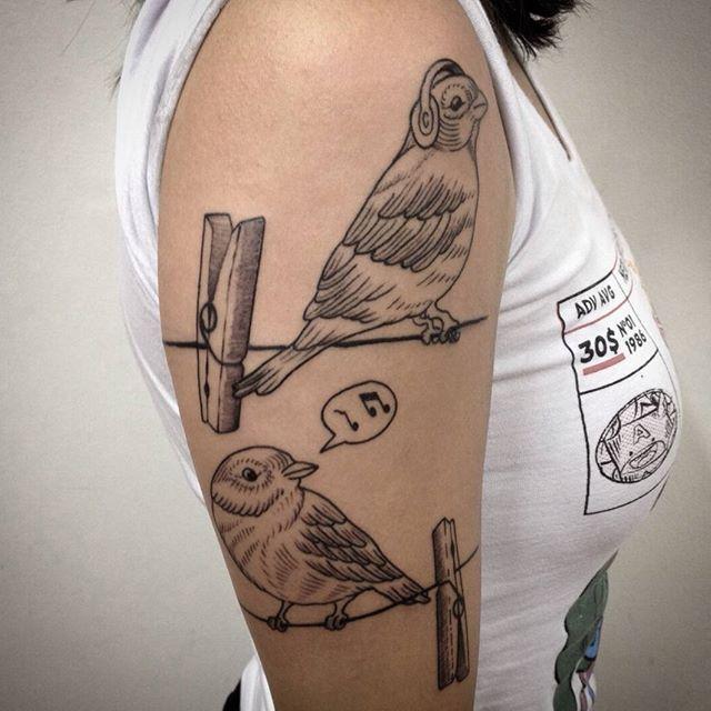 tatuaggio uccello 73