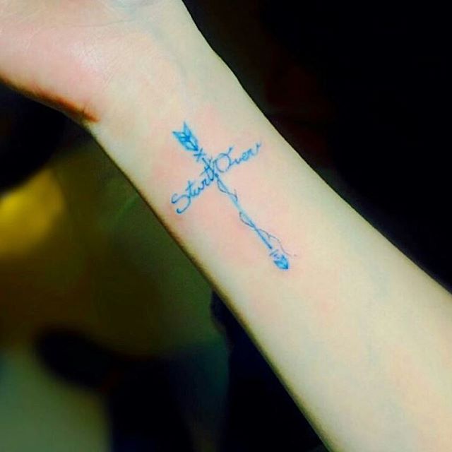 tatuaggio croce 35