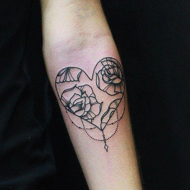 tatuaggio cuore 21