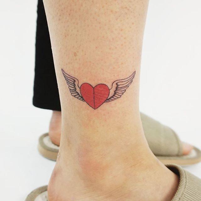 tatuaggio cuore 93