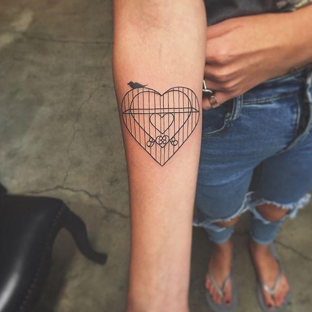 tatuaggio cuore 95