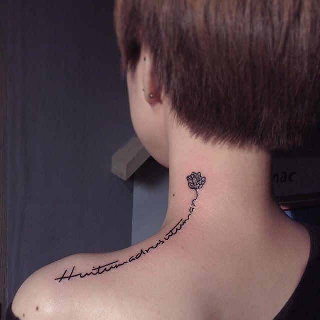 tatuaggio fiore di loto 39