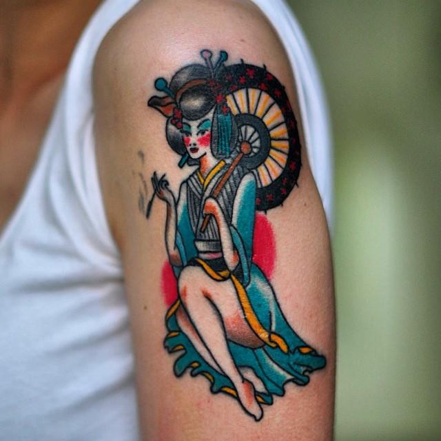 tatuaggio geisha 11