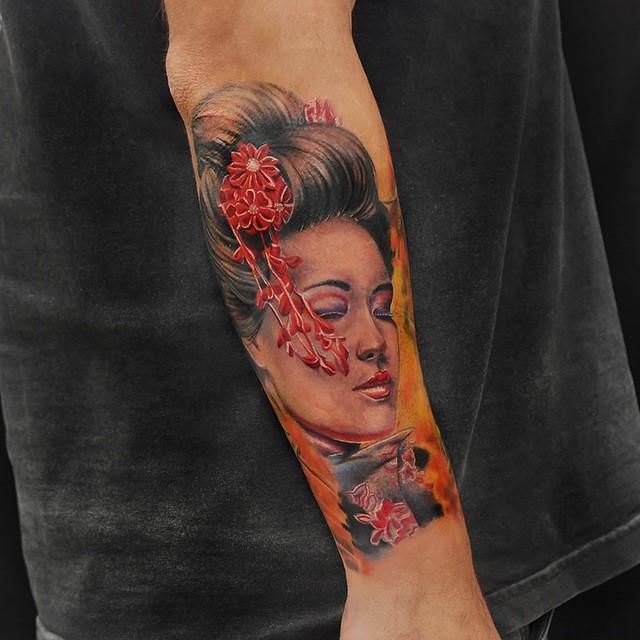 tatuaggio geisha 115