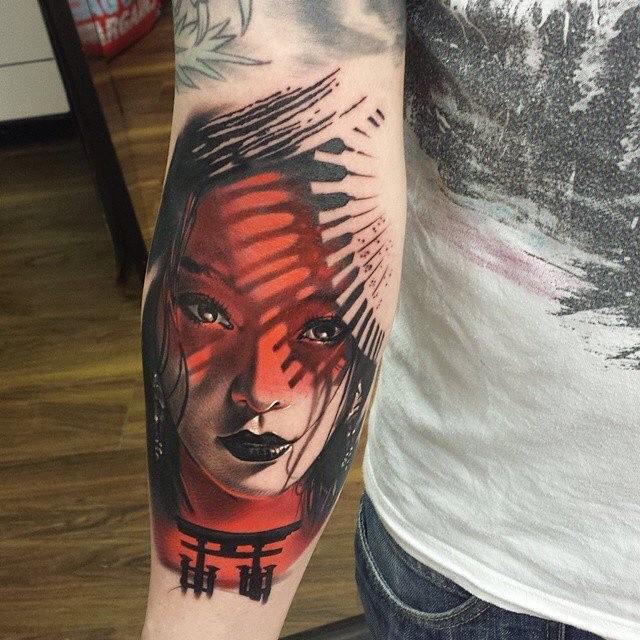tatuaggio geisha 125
