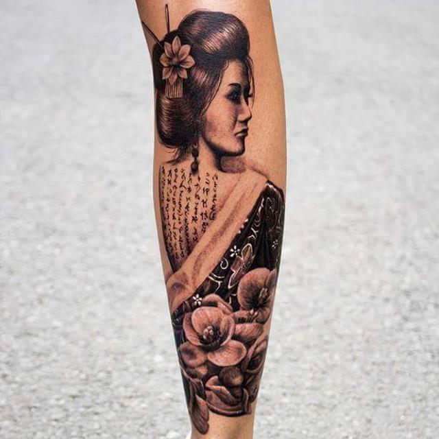 tatuaggio geisha 17