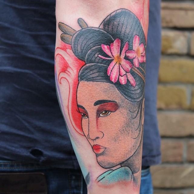 tatuaggio geisha 23