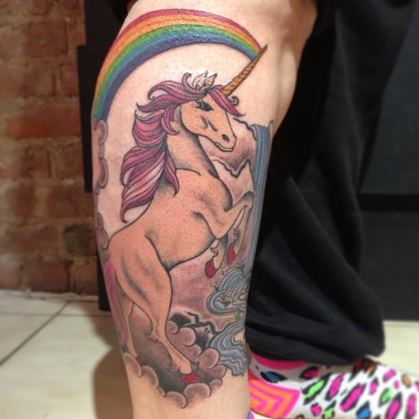 tatuaggio unicornio 121