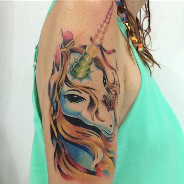 tatuaggio unicornio 137