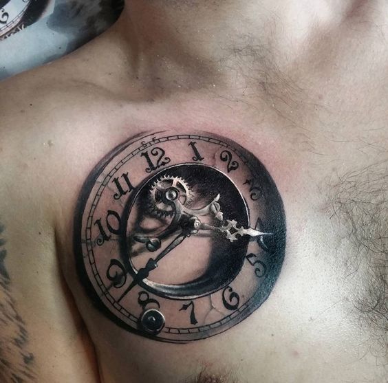 tatuaggio orologio 107