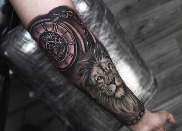 tatuaggio orologio 11
