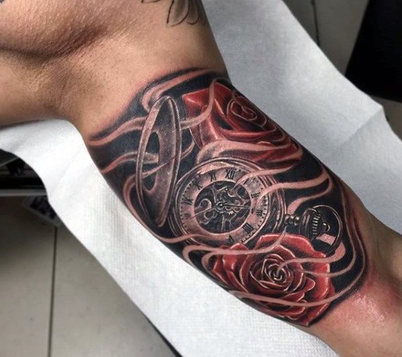 tatuaggio orologio 13