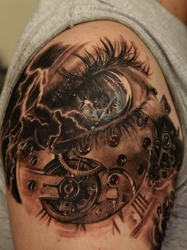 tatuaggio orologio 145