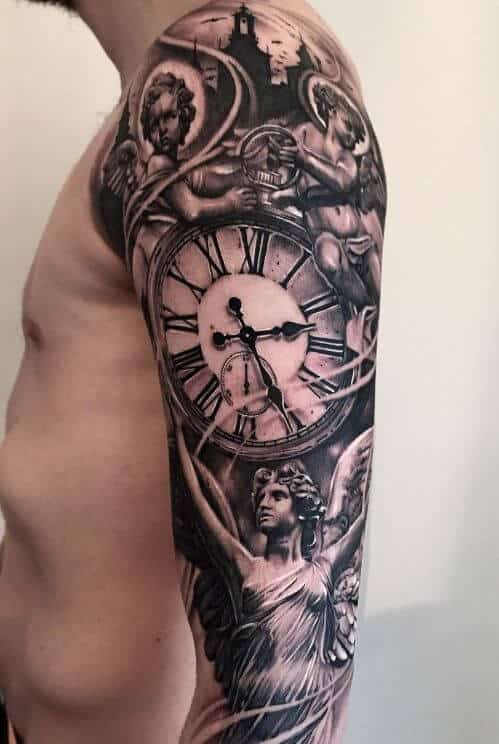 tatuaggio orologio 201