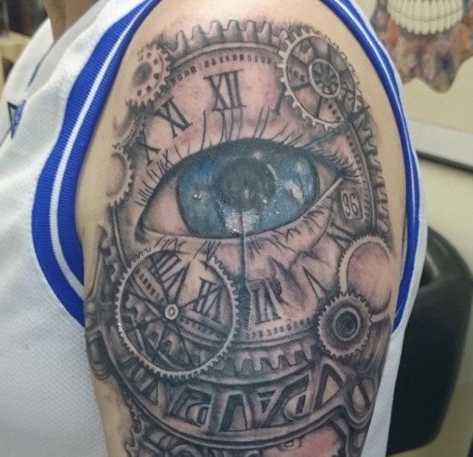 tatuaggio orologio 29