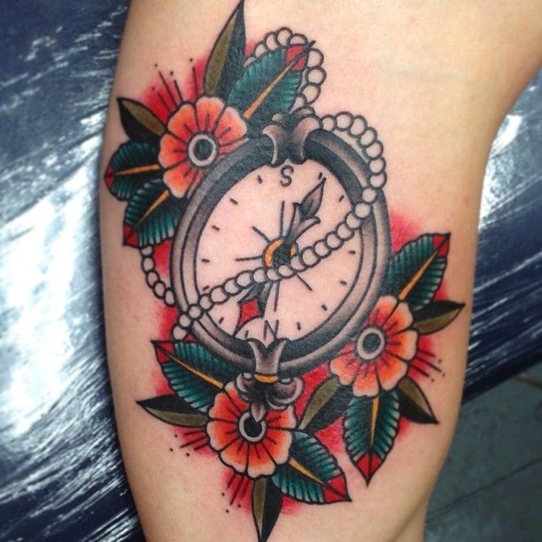 tatuaggio orologio 317