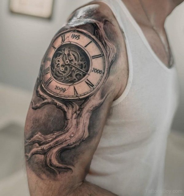 tatuaggio orologio 369