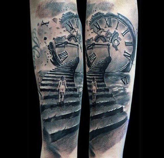 tatuaggio orologio 379