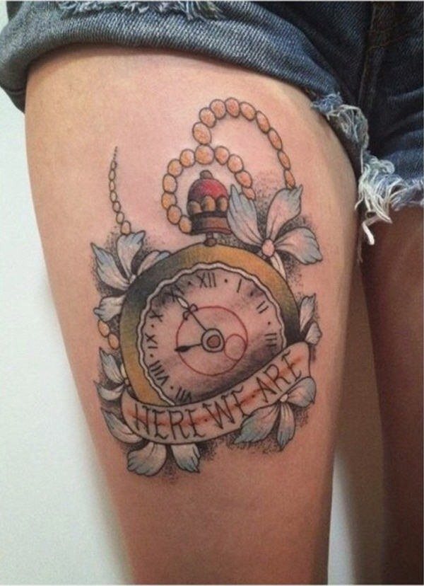 tatuaggio orologio 397