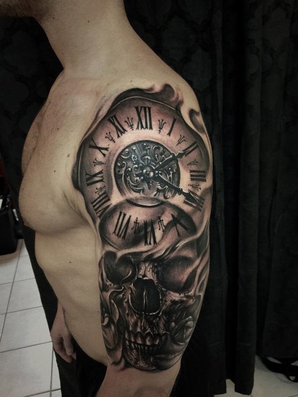 tatuaggio orologio 51