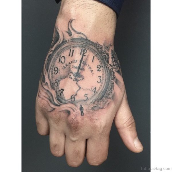 tatuaggio orologio 53