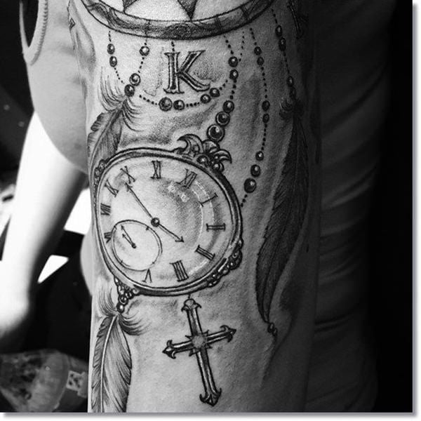 tatuaggio orologio da taschino 109