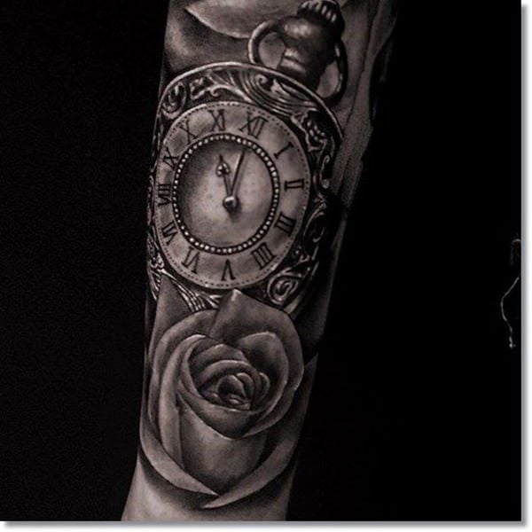 tatuaggio orologio da taschino 139