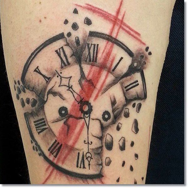 tatuaggio orologio da taschino 193