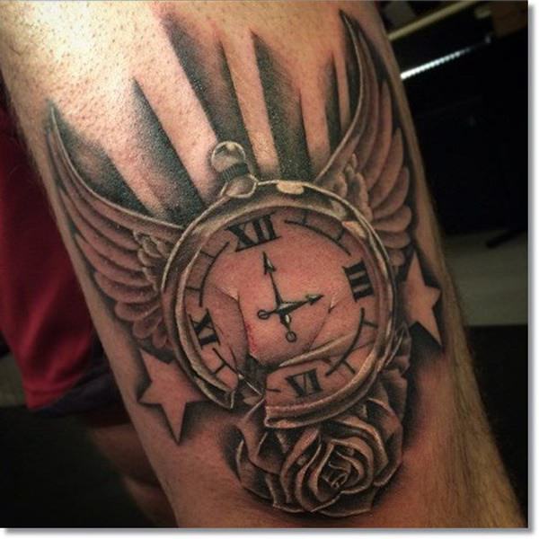 tatuaggio orologio da taschino 201