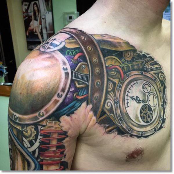 tatuaggio orologio da taschino 219