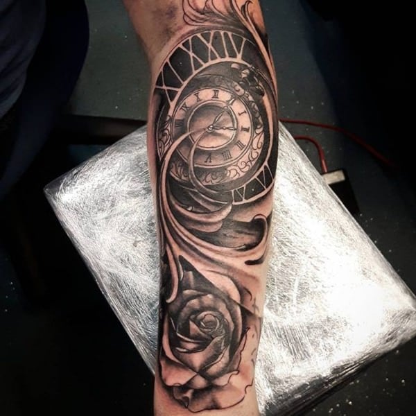 tatuaggio orologio da taschino 27