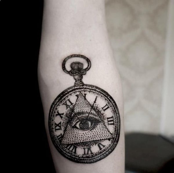 tatuaggio orologio da taschino 297
