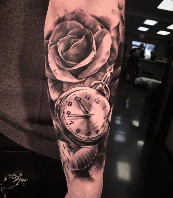 tatuaggio orologio da taschino 31