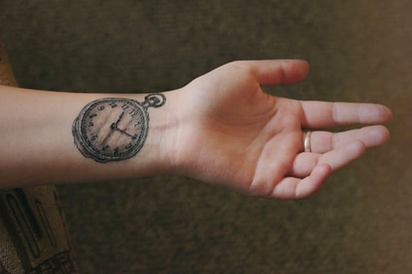 tatuaggio orologio da taschino 355